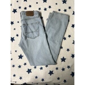 Hollister Slim Straight Jeans Women's / Men's 28x34 Light-Wash Denim